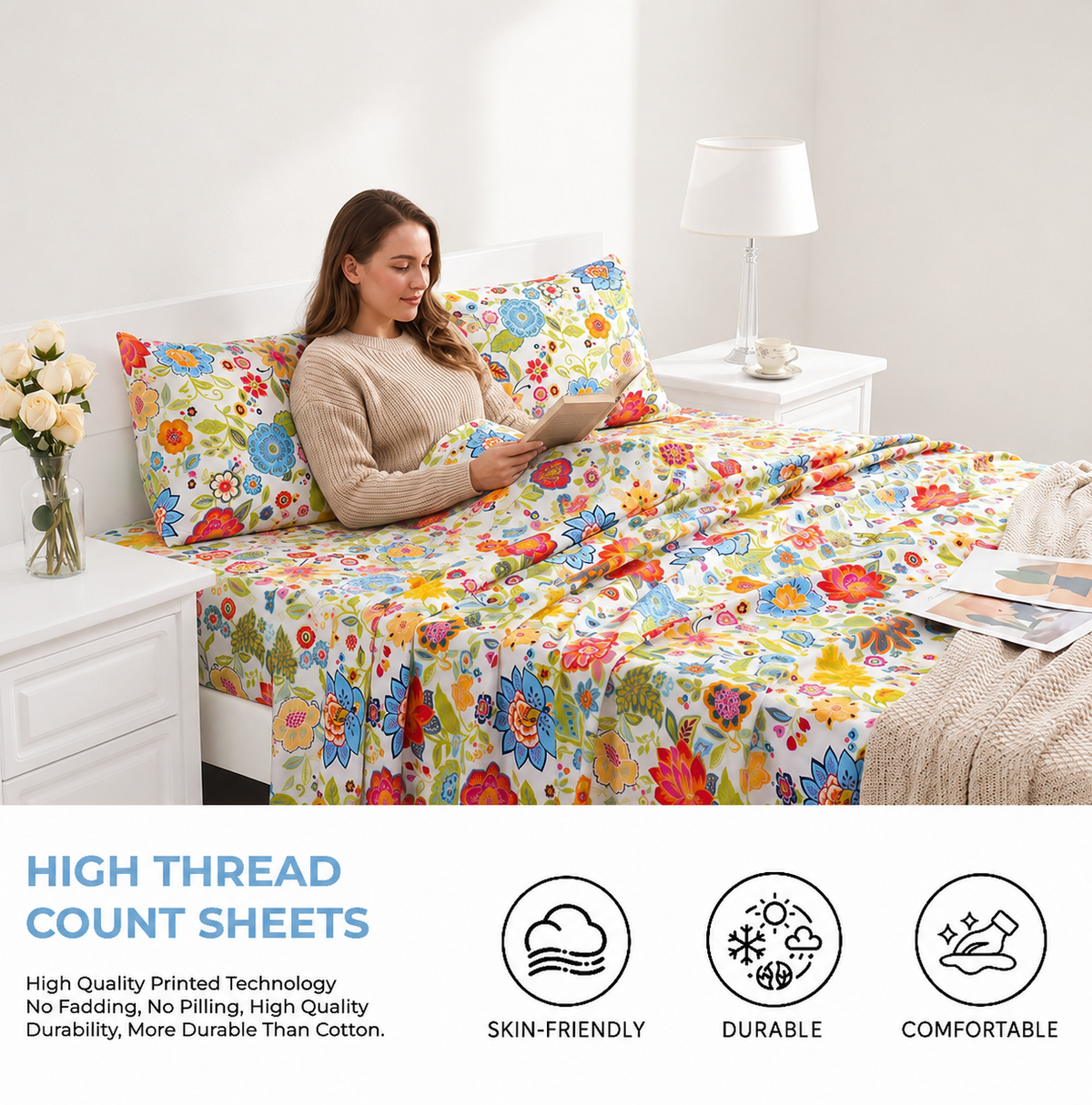 The Garden Cooling Sheet Set