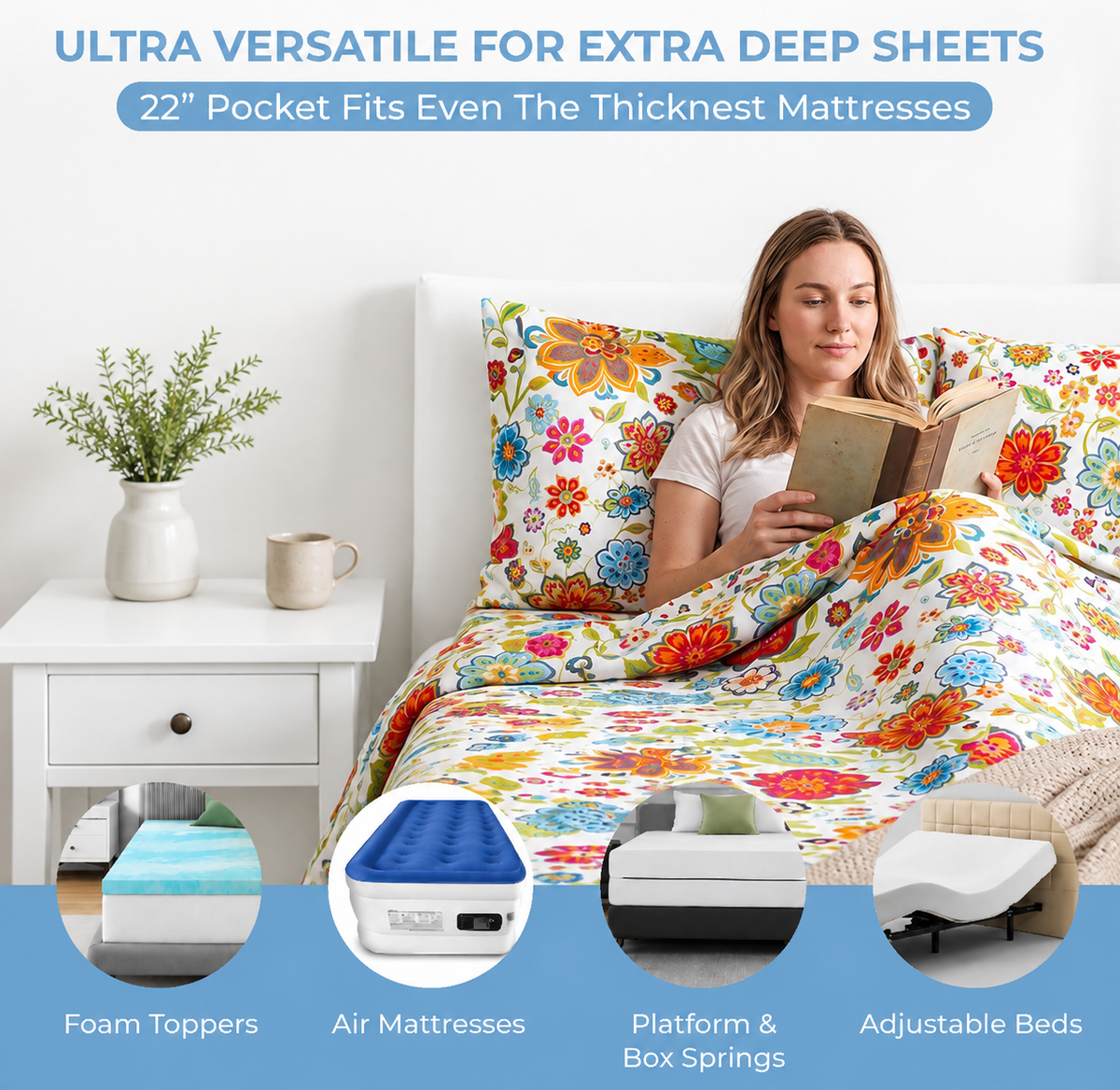 The Garden Cooling Sheet Set